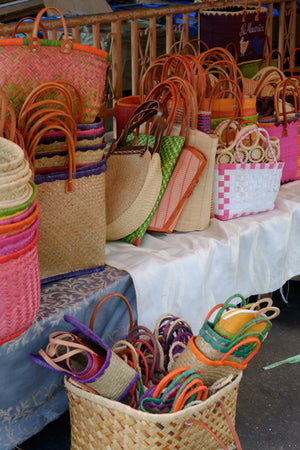 Uncover Slow Living Aesthetics with an Artisanal Woven Rattan Basket Bag for Sustainable Summer Style