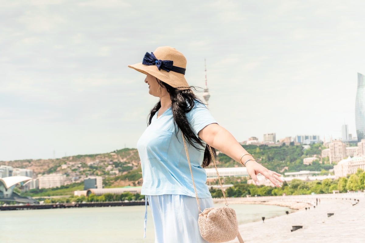 Bohemian Dreams: Styling a Handwoven Straw Visor for Your Eco-Luxury Summer Adventure